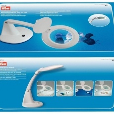 Magnifier with light on stand Prym 610714