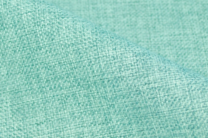 Рогожка WOOL. Артикул Aquamarine