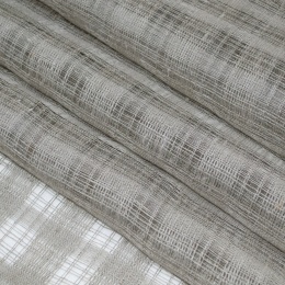 Uncolored linen curtain fabric 09C9