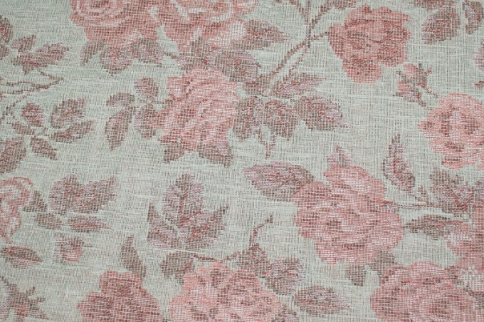 Floral Heavy Weight Jacquard Linen  16C457