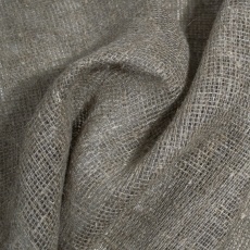 Linen fabric burlap uncoloured