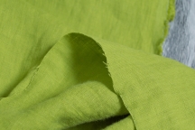 Medium Weight Linen Stone Washed Lime