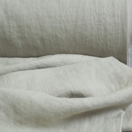 Wide 245 cm Linen Fabric Stone Washed