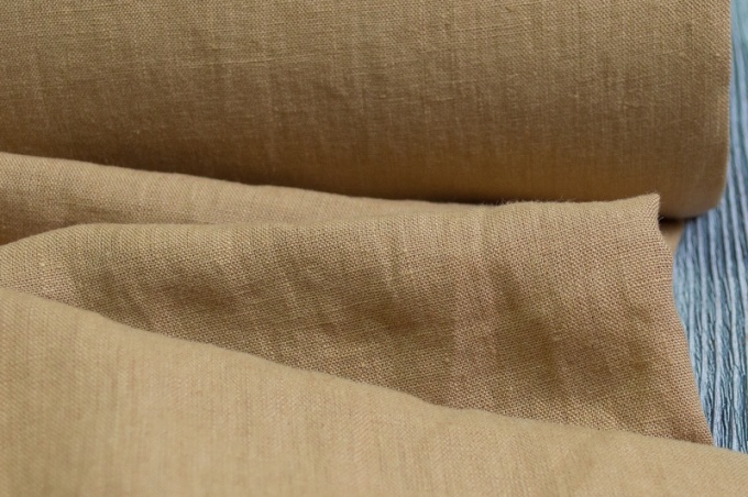 Wide Linen Fabric Stone Washed 245 cm