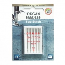 ORGAN иглы TOP STITCH 5/80 Blister.  Артикул 503455