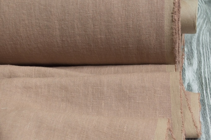 Heavy Weight Linen Fabric Stone Washed 09C52