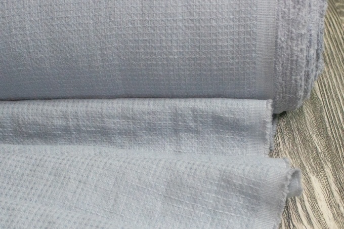 Linen Towel, Plaid Fabric Stone Washed 17C385