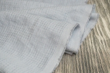 Linen Towel, Plaid Fabric Stone Washed 17C385