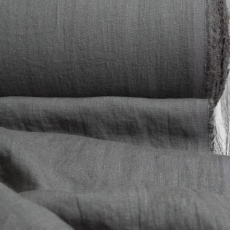 Medium Weight Linen Stone Washed graphite