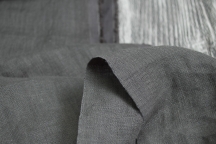 Medium Weight Linen Stone Washed graphite