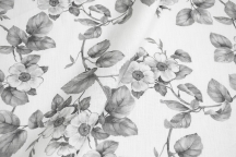 Linen Floral Fabric 4C33