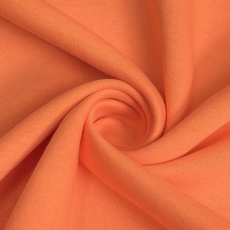 Fouter 3 thread knitted fabric with fleece Orange