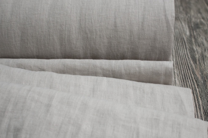 Wide Linen Fabric Stone Washed 250 cm