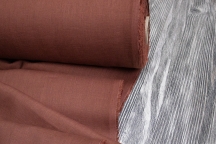 Medium Weight Linen terracotta