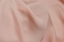 Stella McCartney Natural silk crepe silk crepe in light peach.