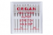 Иглы ORGAN супер стрейч 10/75-90