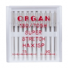 Иглы ORGAN супер стрейч 10/75-90