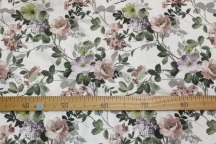 Linen Floral Fabric 06C226