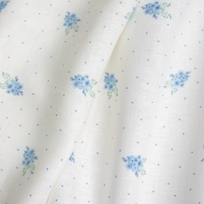 Linen Floral Fabric 08C341