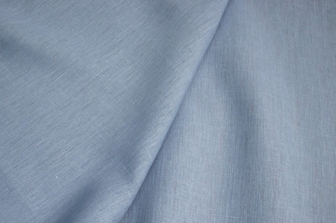 Heavy Weight Linen 260cm blue color