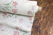 Linen Sheer Drapery Fabric 15C699