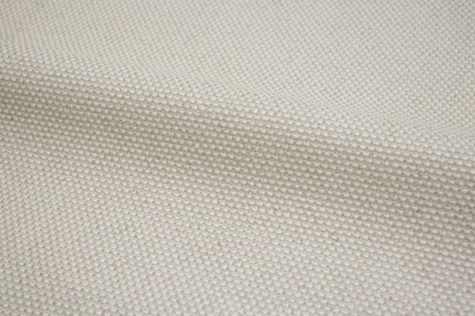 Linen Upholstery Fabric milky light colour 