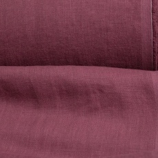 Medium Weight Linen Stone Washed lingonberry