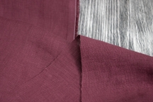 Medium Weight Linen Stone Washed lingonberry