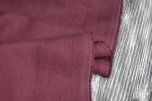 Medium Weight Linen Stone Washed lingonberry