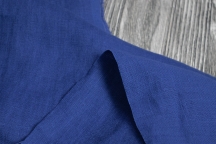 Medium Weight Linen Stone Washed cornflower-blue