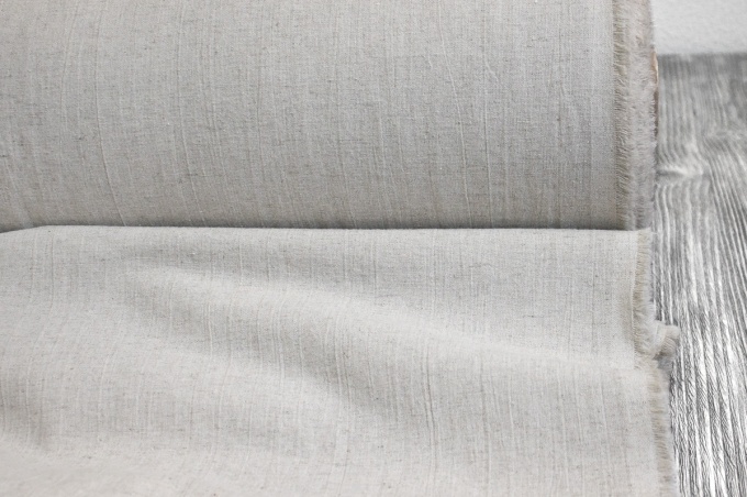 Linen cotton wide 205 cm Linen Fabric Stone Washed