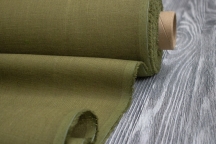 Medium Weight Linen dark olive