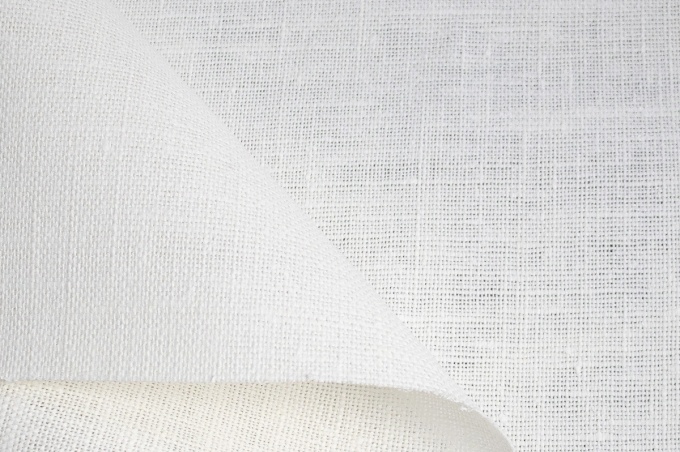 Natural-white decorative corduroy