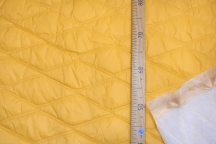 Курточная стёганая ткань waterproof желтый Курточная стёганая ткань waterproof желтый