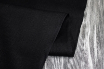 Decorative decorative linen 150cm black 09C52