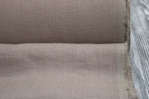 Medium Weight Linen Stone Washed taupe color