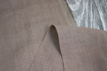 Medium Weight Linen Stone Washed taupe color