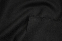 Итальянская костюмная шерсть черная Итальянская костюмная шерсть черная