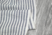 Medium Weight Linen stripes on a milky