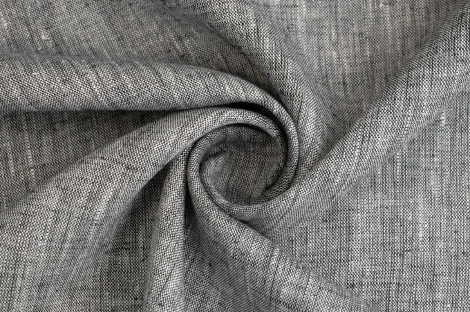 Medium Weight Linen gray melange