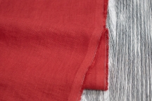 Medium Weight linen Stone Washed Classic red