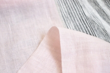 Medium Weight Linen Stone Washed Light pink