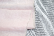 Medium Weight Linen Stone Washed Light pink