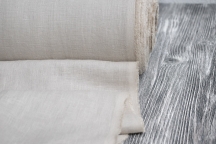 Medium Weight Linen Stone Washed natural gray color