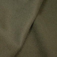 Italian khaki coat wool with lustre