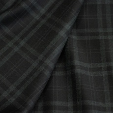 ZEGNA Тонкая плательная шерсть темно-серая клетка