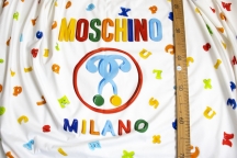 MOSCHINO Итальянский тонкий хлопковый трикотаж