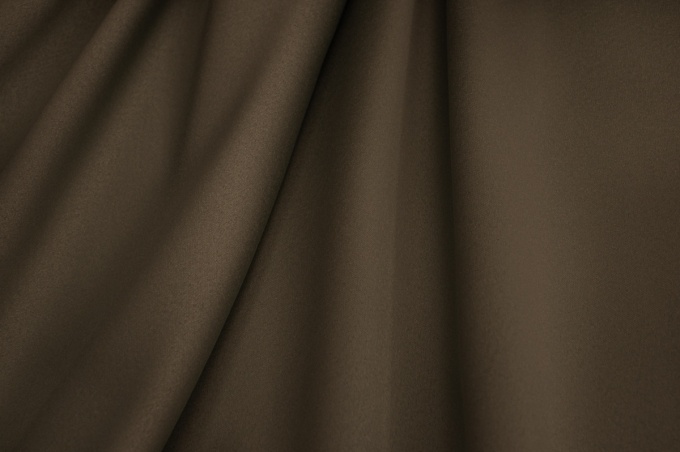 Dimout 300cm brown MiraLife V1-2A drapery fabric with moulding