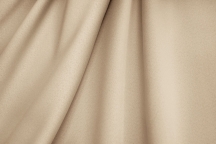 Dimout 300cm gold-beige MiraLife V25 drapery fabric with moulding.