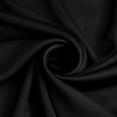 Natural silk satin black